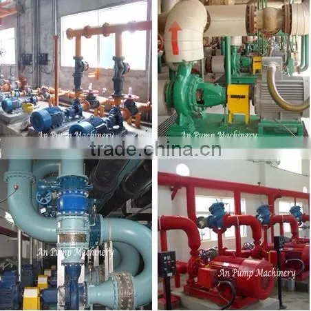 Evaporative air cooler compressor end suction water pump