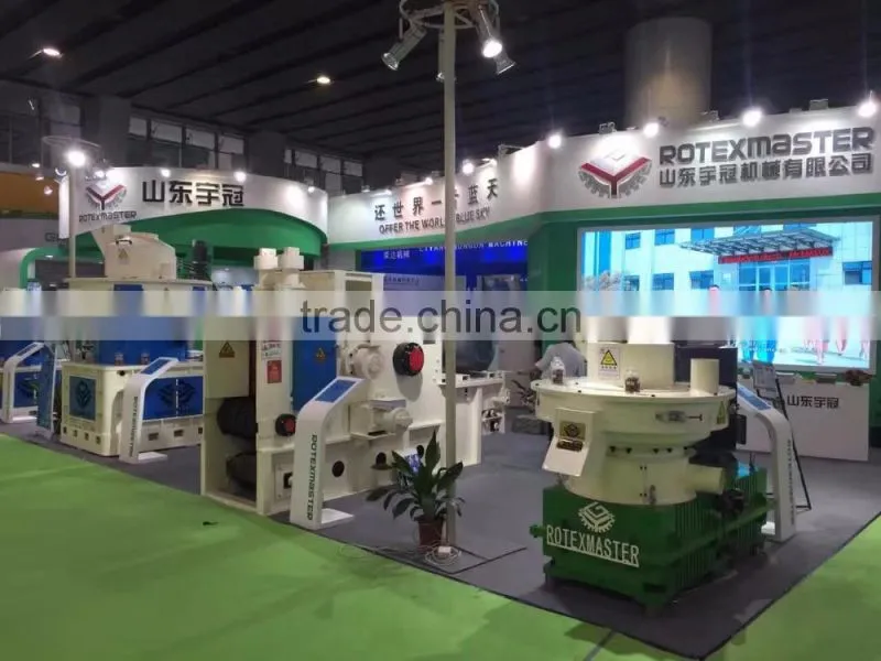 Rubber wood sawdust pellet production line , used wood pellet production line