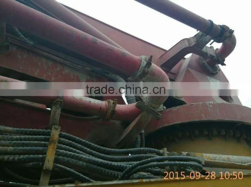 used SANY ISUZU concrete pump 46m used concrete boom pump truck