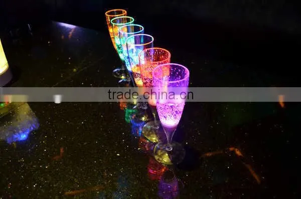 China direct factory 150ml custome champagne glass,plastic wine glass