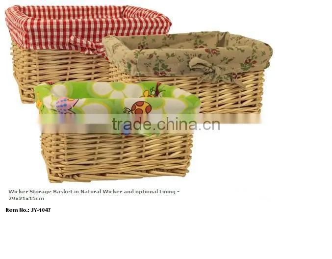 Best Quality cheap wicker baskets wholesales+willow basket