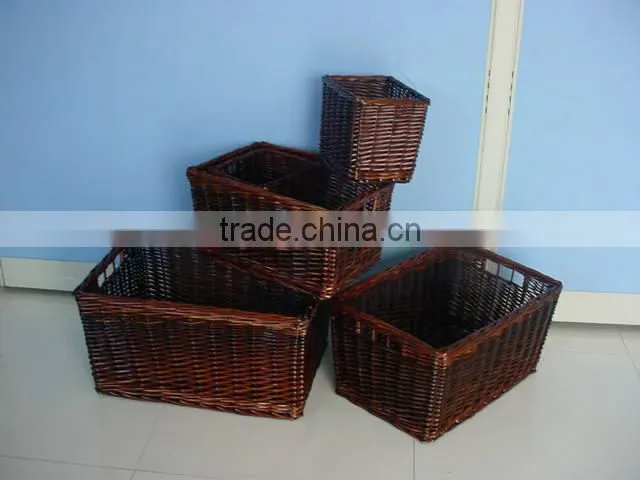 jiayu Durable large willow sundries baskets for home storage