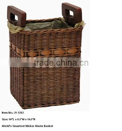 Round rattan storage baskets for Waste