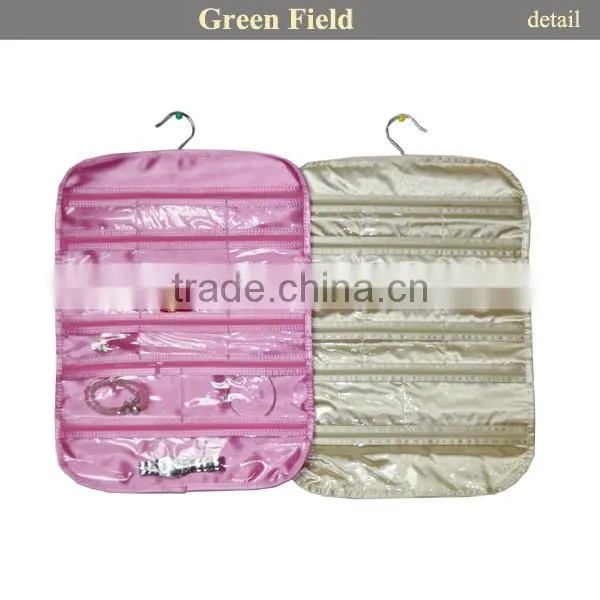 Wall hanging jewelry organizer, PVC pocket wall hanging jewelry organizer