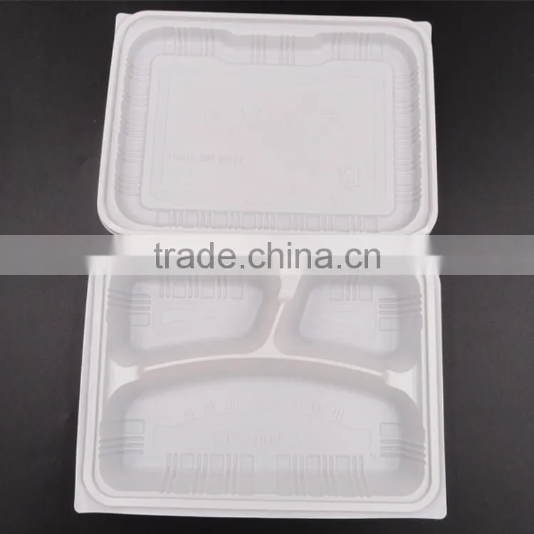 2017 Guangzhou White rectangle disposable plastic food/fruit frozen packing tray