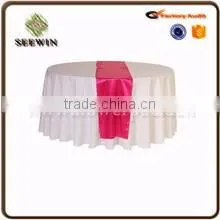 popular soft quilt Satin Table Runner for wedding decoration