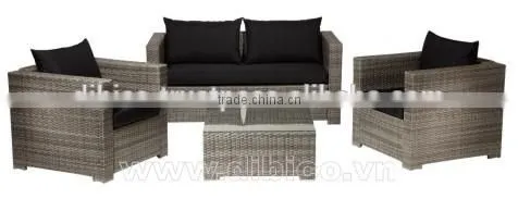 Outdoor Furniture Rattan Sofa Set Of 4 Pcs