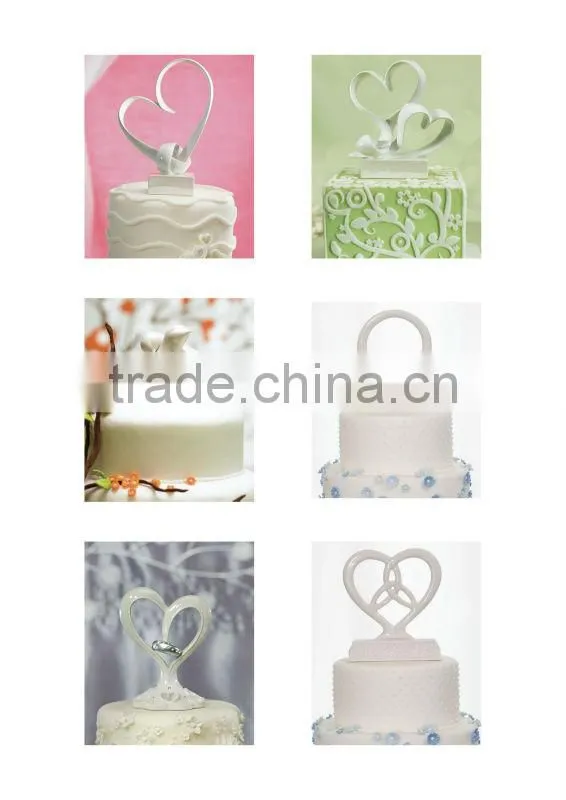 2013 new products polyresin starfish wedding cake top