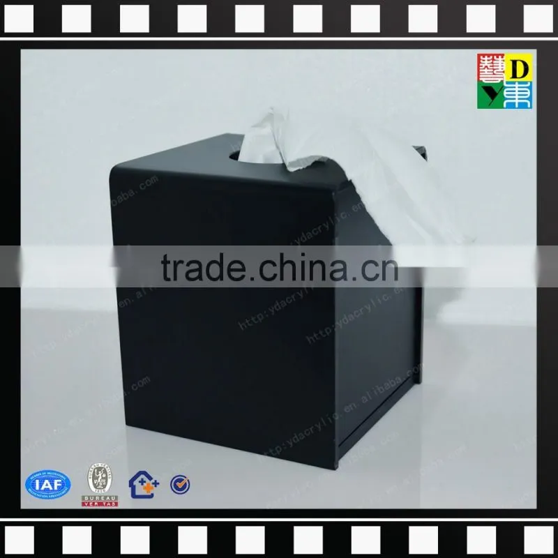 Hot sale fashionable acrylic tissue box/case, acrylic napkin holder from shenzhen yidong