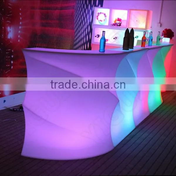 high end nightclub bar counter, luxury LED bar counter/bar table design