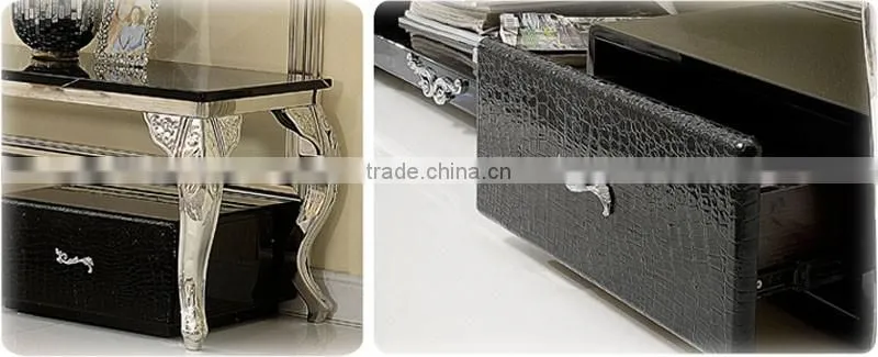 E102 stainless steel base modern luxury nature marble tv stand,tv cabinet furniture
