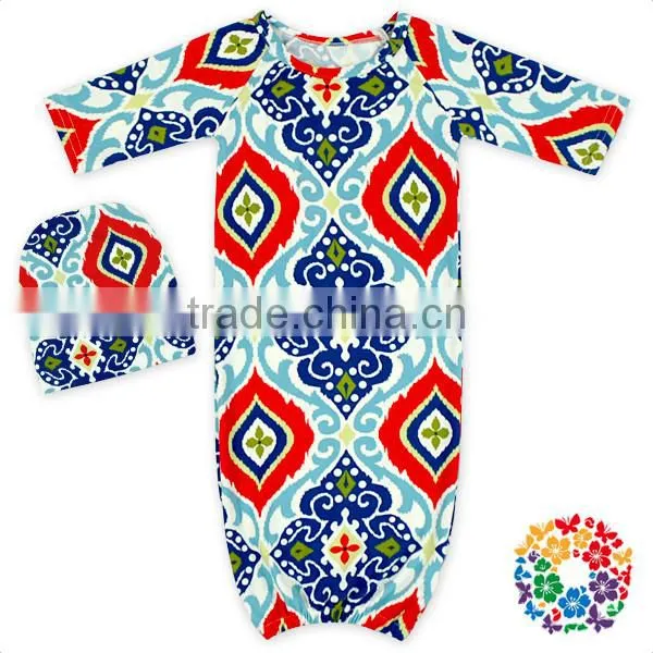 Long sleeves Infant Toddle Baby Beige Sleeper Gowns