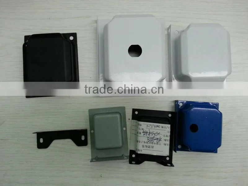 Metal end bells, metal cover for transformer, transformer accessory for EI-66, EI-75, EI-96, EI-120