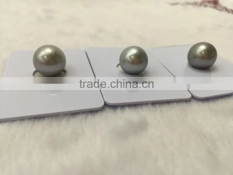 Wholesale 11-12mm AAA Grey Undrilled Loose tahitian pearl