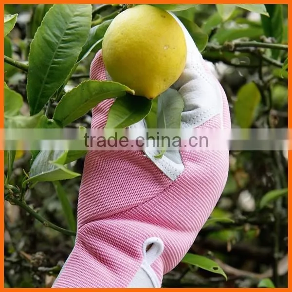 Women Slim-fit Work Glove/Ladies Leather Garden Glove
