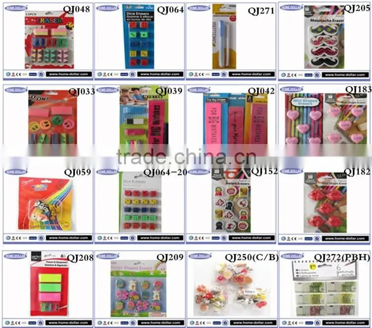 Wholesale custom design different cute mini logo printed animal rubber eraser