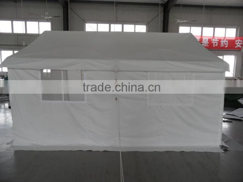 10 man white relief double top single tent