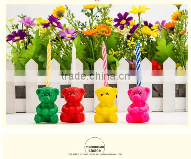 Birthday candles birthday cake candles Little Bear candles Wholesale