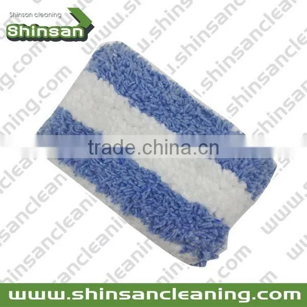 2017 microfiber chenille wash pad/chenille wash sponge/microfiber sponge