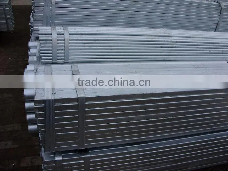 carbon steel welded black square / rectangular steel pipe
