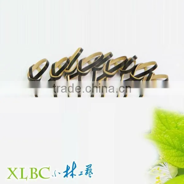 Colored Bamboo Knotted skewer