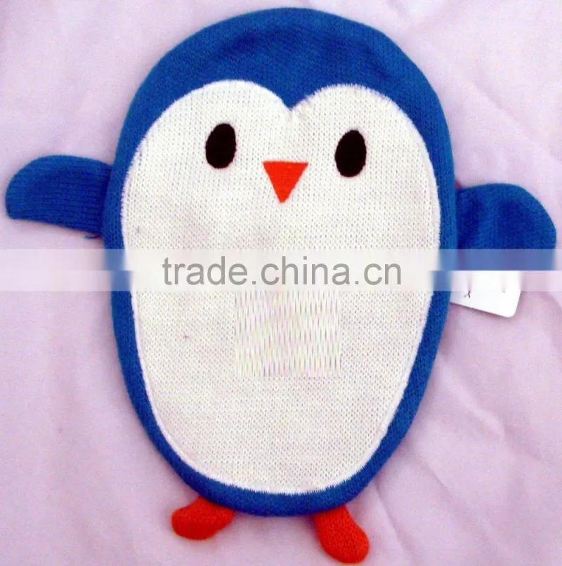 Cute design Hot water bottle cover factory cheap