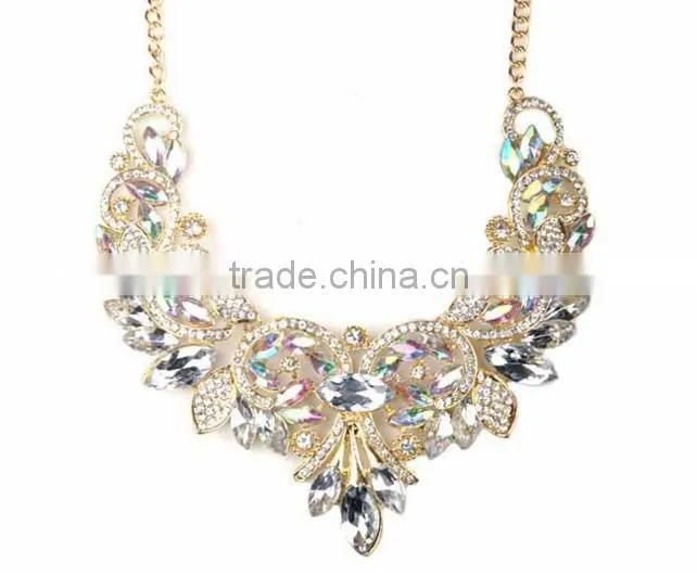 F20002N European style top selling classical diamond necklace