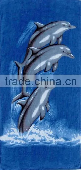 Cotton Velour Multifunction Sublimation Print Beach Towel With Private Label Logo