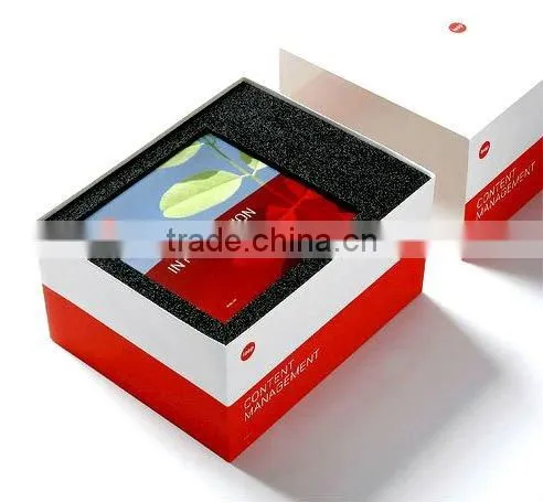 Electronic products packaging box