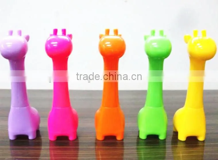 Animal shape ballpoint pen cute funny girafee ballpoint pen cartoon character pen