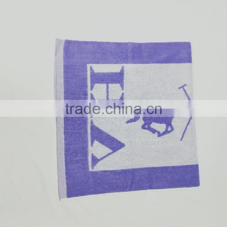 custom jacquard logo 100 cotton bathroom towel