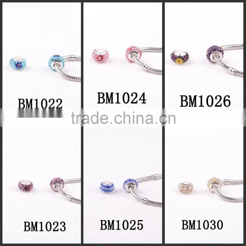 Handmade Wholesale Charms Beads for Bracelets,Crystal DIY Glass Beads