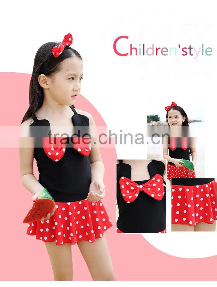 Fashion baby swimwear 1-6 years old kids girls swimsuit one piece