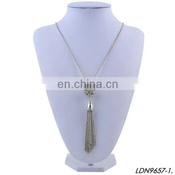 New Long Layered Gold Shark Tooth Pendant Necklace Bijuterias Atacado Colar