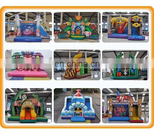 AOQI inflatable bouncer castle manufacturer fire station bouncer for kid