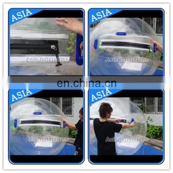 Pure Red Color Inflatable Aquatic Ball For Water Park Games