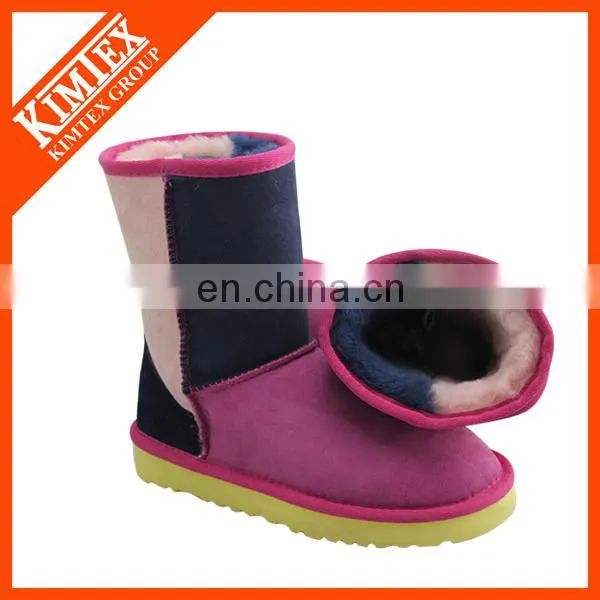 real sheepskin wool boots for winter