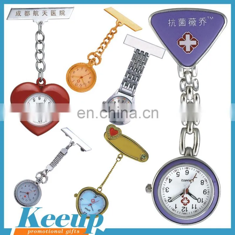 Promotional Merchandise Silicone Rubber Brooch Nurse Watch