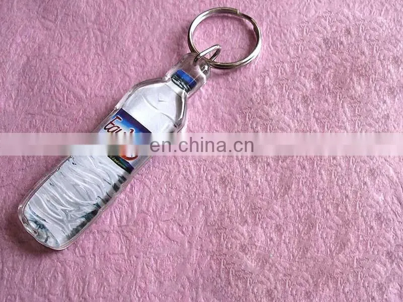 photo insert funny tractor acrylic keychain