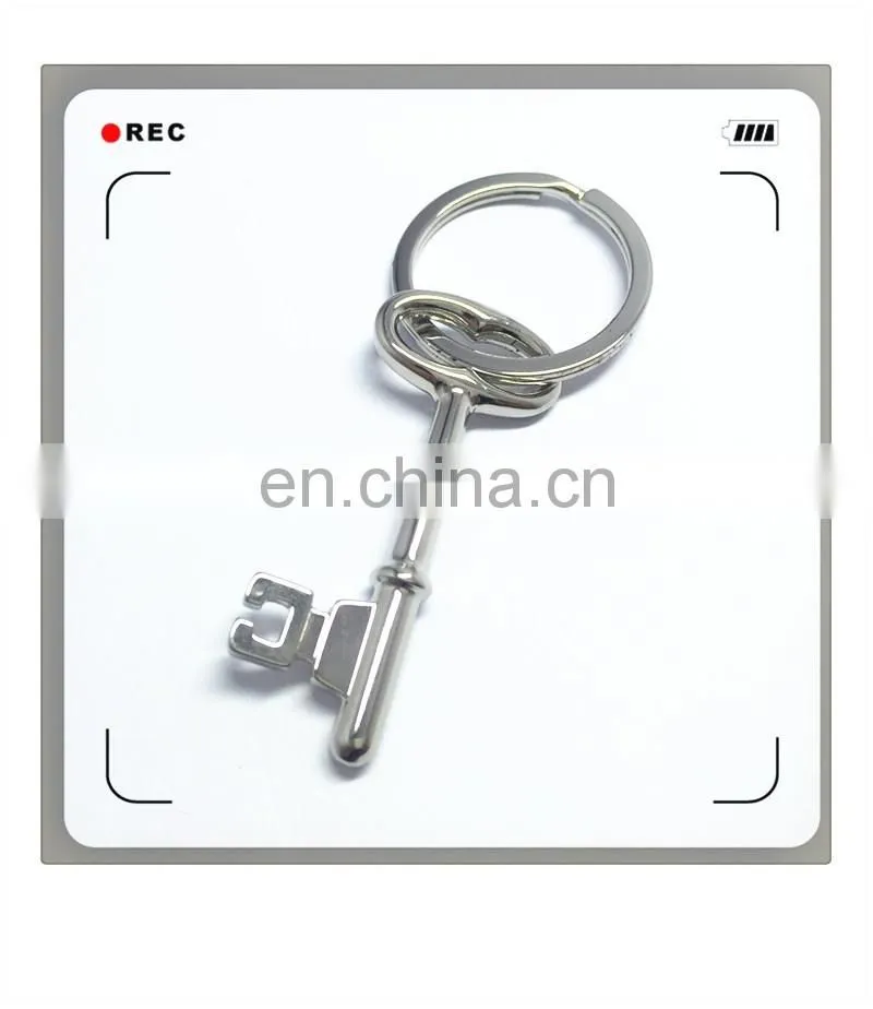 wholesale costomised key shaped keychain for promotion