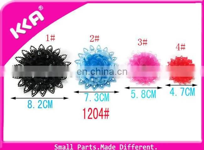 Mixed colours Plastic Shoe Flower