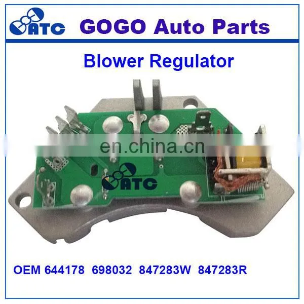 High Quality Blower Motor Resistor for Peugeot Citroen 106 405 406 OEM 644178 698032 847283W 847283R