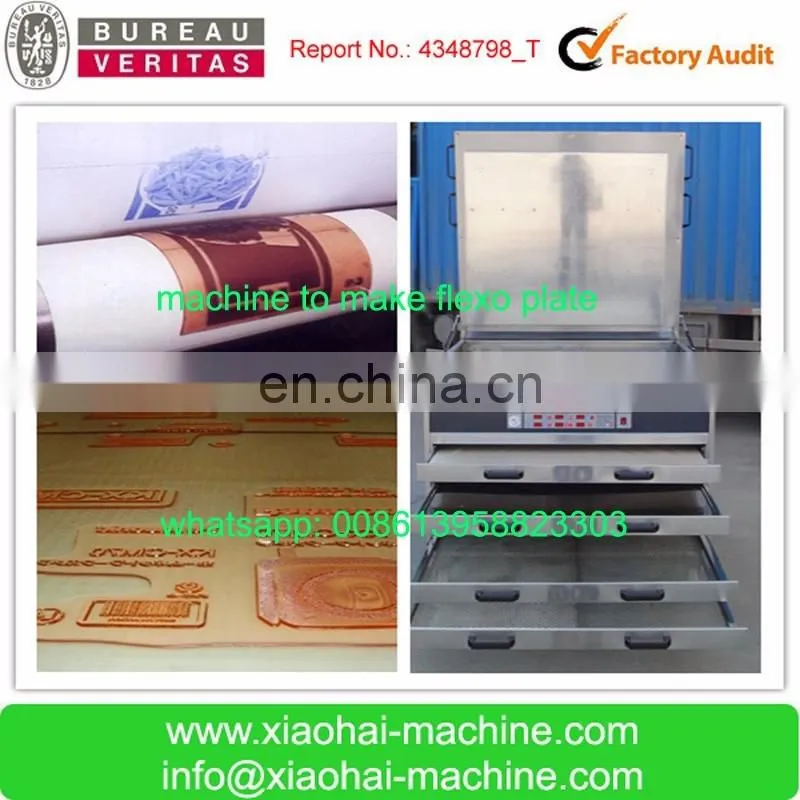HAS Video Flexo Plate Making Machine RZ Series Rubber Flexographic Printer Letterpress Label Printer Automatic Multicolor CN;ZHE
