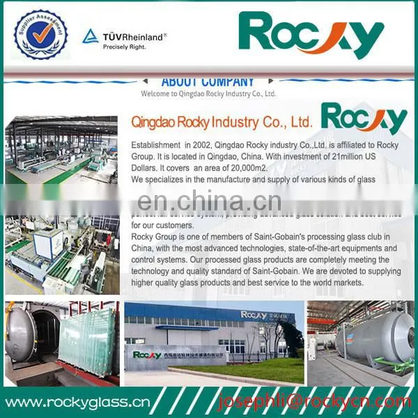 Solid Structure and Flat Shape clear float glass