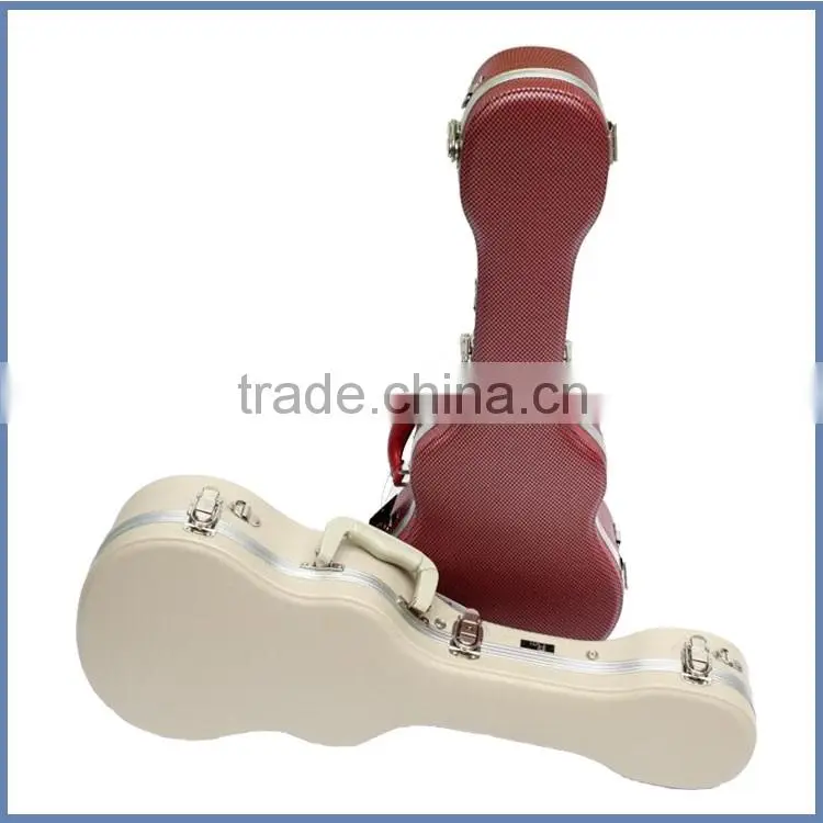 Metal material hard aluminum ukulele guitar case