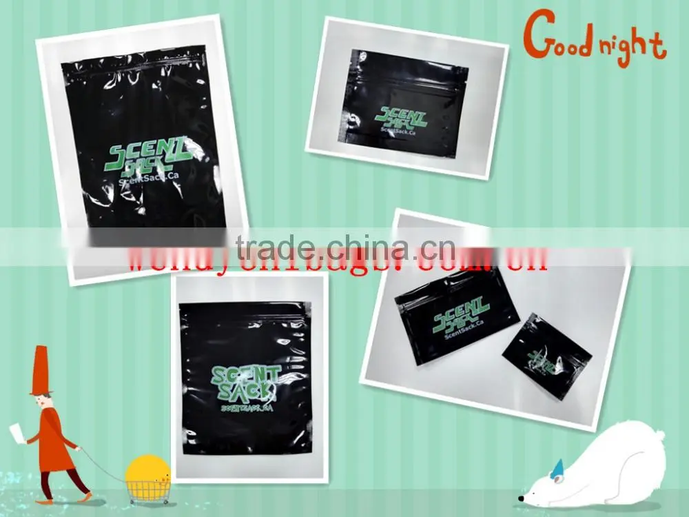 Plastic pipe tobacco bag