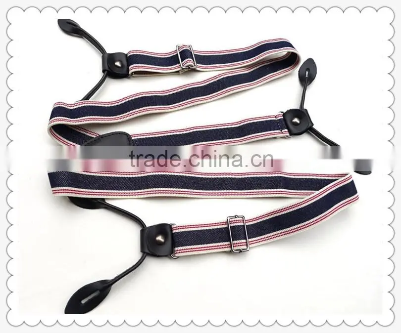 lady /men button jeans pants suspender