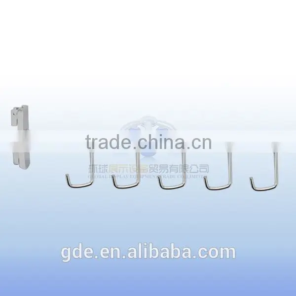 Slotted channel display hook