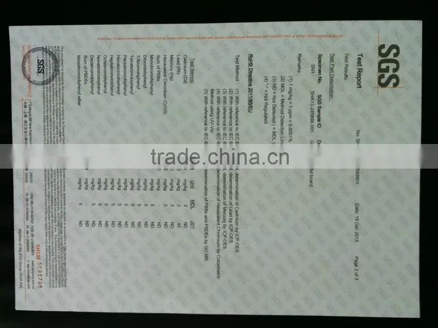 high quality pvc gypsum ceiling board /hot size 1.22m*2.44m/biggest manufacturer in Shanghai