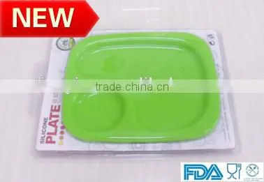 silicone plate dinner plate eco-friendly plate sushi plate